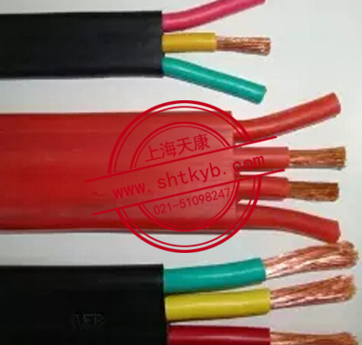 硅橡胶扁电缆 耐油橡套扁电缆